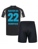 Bayer Leverkusen Victor Boniface #22 Tredjedraktsett Barn 2024-25 Korte ermer (+ bukser)